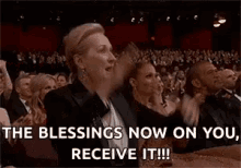 The Blessings Now On You Receive It Meryl Streep GIF
