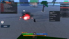 a screenshot of a video game shows a character with a red circle around him