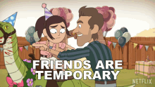 Friends Are Temporary Reagan Ridley GIF - Friends Are Temporary Reagan Ridley Inside Job GIFs