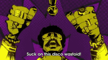 Disco Destroyer: Suck On This Disco Wastoid! GIF - Discodestroyer Comics Cartoon GIFs