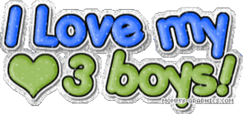 I Love My Three Boys I Love My3boys Sticker - I Love My Three Boys I Love My3boys My Boys Stickers