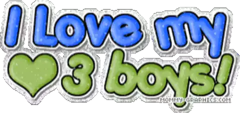 I Love My Three Boys I Love My3boys Sticker - I Love My Three Boys I Love My3boys My Boys Stickers