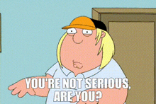 Family Guy Chris Griffin GIF - Family Guy Chris Griffin Youre Not Serious Are You GIFs