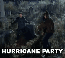 hurricane party no power drinking power out supernatural
