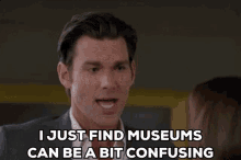 Museum Confusing GIF - Museum Confusing Eyebrows GIFs