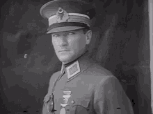 Atatürk Gifleri Black And White GIF - Atatürk Gifleri Black And White Soldier GIFs