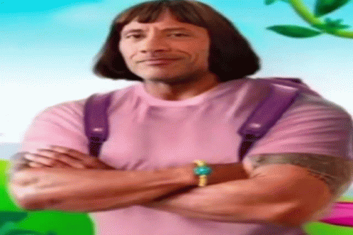 the rock as dora