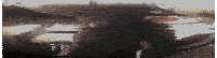 a blurred image of a person standing in front of a car .