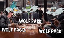 Wolf Pack One Of Us GIF - Wolf Pack One Of Us Unbothered Wolves GIFs
