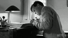 Writing Letter Tom Ripley GIF - Writing Letter Tom Ripley Ripley GIFs