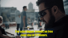 Seal Team I'Ve Seen Bigger Crowds On Free Cone Day GIF - Seal Team I'Ve Seen Bigger Crowds On Free Cone Day At 31 Flavors GIFs