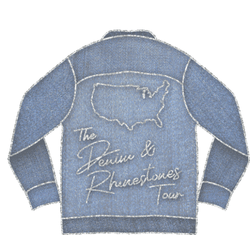 The Denim And Rhinestones Tour Carrie Underwood Sticker - The Denim And Rhinestones Tour Carrie Underwood Denim And Rhinestones Song Stickers