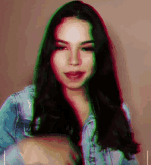 Angie Flores Finger Heart GIF - Angie Flores Finger Heart Tiktok GIFs