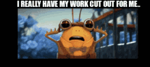 Puss In Boots My Work Cut Out GIF - Puss In Boots My Work Cut Out Jiminy Cricket GIFs