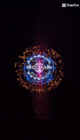 a logo for grass gpm rock metal is displayed on a colorful background