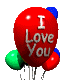 I Love You Balloons Sticker - I Love You Balloons Love You Stickers