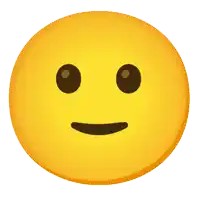 a smiley face with brown eyes and a smile on it