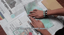 Diy Fancy Paper Covered Journal GIF - Diy Paper Arts GIFs