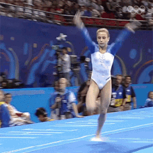 gymnastics vault elena zamolodchikova international olympic committee250days running spring