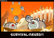 failed survival