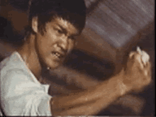Angry Bruce Lee GIF