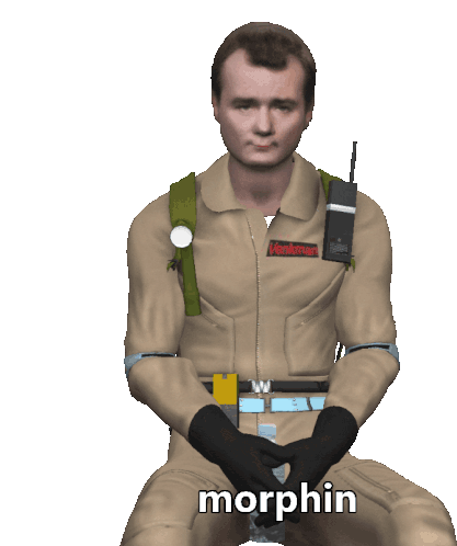 Bill Murray Ghostbusters Sticker - Bill Murray Ghostbusters Video Game Stickers