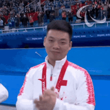 Thumbs Up Wheelchair Curling GIF - Thumbs Up Wheelchair Curling Mingliang Zhang GIFs