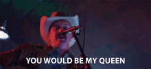 You Would Be My Queen Singing GIF - You Would Be My Queen Singing Singing For You GIFs