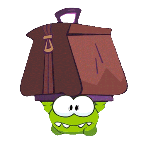 This Bag Is Too Heavy Om Nom Sticker - This Bag Is Too Heavy Om Nom Om Nom Stories Stickers