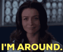 Greys Anatomy Amelia Shepherd GIF - Greys Anatomy Amelia Shepherd Im Around GIFs