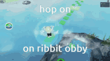 hop on ribbit obby roblox obby ribbit obby hop on roblox frog roblox