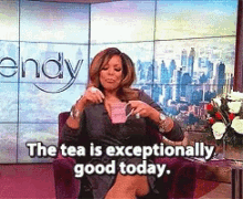 Tea Sipping GIF - Tea Sipping The GIFs