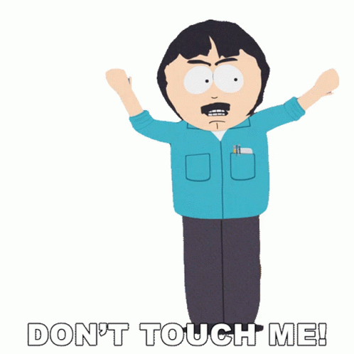 Dont Touch Me Randy Marsh Sticker - Dont Touch Me Randy Marsh South Park -  Discover & Share GIFs