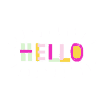 Hello Sign GIF - Hello Sign Colorful GIFs