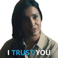 I Trust You Indira Shetty Sticker - I Trust You Indira Shetty Shelley Conn Stickers