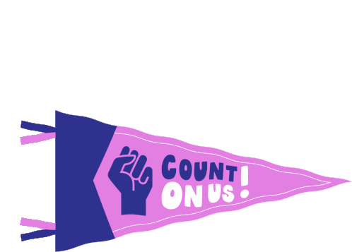 Mo Count On Us Sticker
