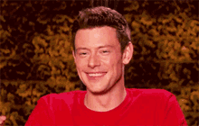 Cory Monteith Glee GIF - Cory Monteith Glee Chuckles GIFs
