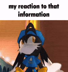 Klonoa 2 My Reaction To That Information GIF
