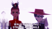 walk with long strides and smile julia argent gina rodriguez carmen sandiego confident