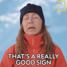 Thats A Really Good Sign Dr Oakley GIF - Thats A Really Good Sign Dr Oakley National Geographic GIFs