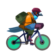 Palomo Ciclista Sticker
