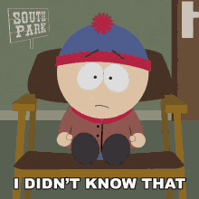 I Didnt Know That Stan Marsh GIF - I Didnt Know That Stan Marsh South Park GIFs