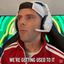 Were Getting Used To It Bill Hader GIF - Were Getting Used To It Bill Hader Saturday Night Live GIFs
