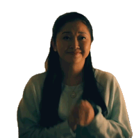 Smiling Lara Jean Sticker - Smiling Lara Jean To All The Boys Always And Forever Stickers