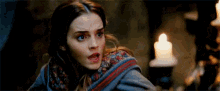 Beauty And The Beast Emma Watson GIF - Beauty And The Beast Emma Watson Scared GIFs