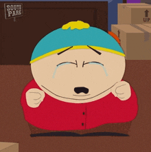 Crying Eric Cartman GIF - Crying Eric Cartman South Park Dikinbaus Hot Dogs GIFs