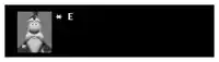 a black and white image of a cartoon character with the words `` eu quero gozar '' written on it .