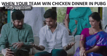 When Your Team Win Chicken Dinner In Pubg.Gif GIF - When Your Team Win Chicken Dinner In Pubg Moviess Memes Nani GIFs