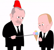 Erdogan Putin Troll Ice Cream GIF - Erdogan Putin Troll Ice Cream GIFs