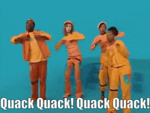 4 square beat team quack quack duck noises duck